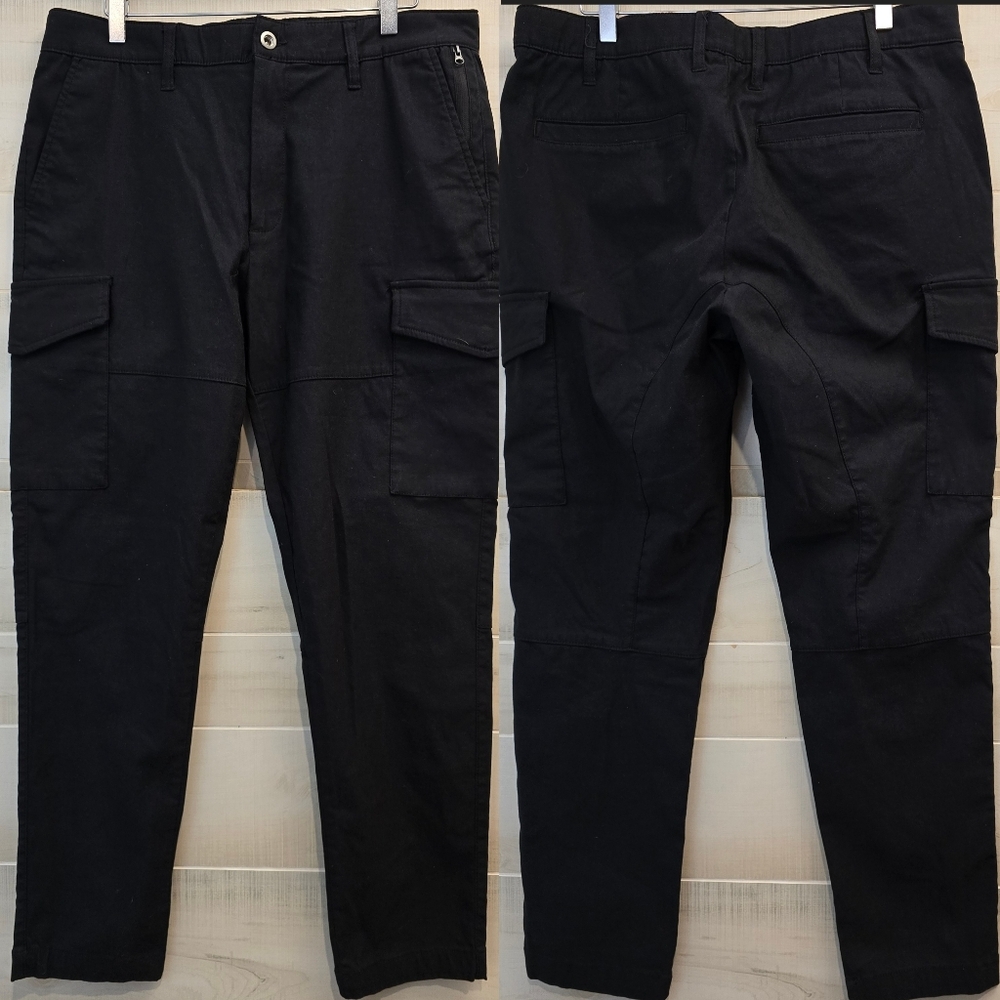 {XXL} Hedge Black Pant Cargo Pockets